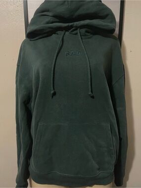GAP Vintage Soft Hoodie in Dark Green